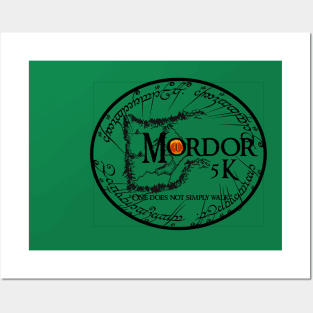 Mordor 5K Posters and Art